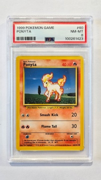 Ponyta 🔥 #60/102 Common Vintage (English) PSA 8 NM-MT