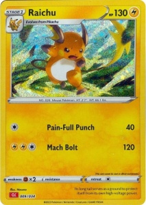Raichu #09/34 CGC 10+ PRISTINE - Classic Collection