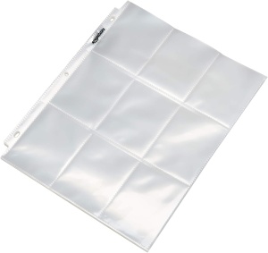 Set 100 Foi Pokemon TCG Binder Amazon Basics 9 Sleeve Card Protectors - Img 1
