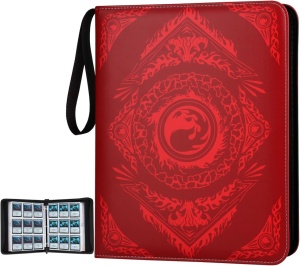 Display And Storage Binder DACCKIT 16-Pocket Trading Card Binder - Holds  1024 Cards, Premium Protection With Zipper & Clear Sleeves | Brilliant  Green, 9x6.5 Inches Trading Card Binder 1024 Cards
