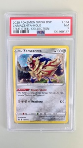 Zamazenta Holo #SWSH034 PSA 7 Near Mint Holo Promo (български) - Img 2