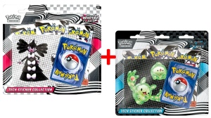 Πακέτο Pokémon TCG S&V - Συλλογή αυτοκόλλητων White Flare & Black Bolt Tech 📱✨