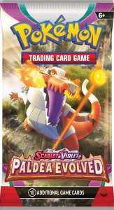 Пакет карти Pokémon TCG: Scarlet &amp; Violet 2 Paldea Evolved BG Фабрично запечатан бустер пакет - Img 3