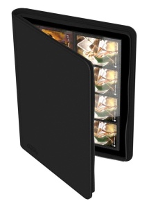 Покемон TCG папка - Ultimate Guard ZipFolio 16-Pocket XenoSkin 16-Pocket ZipFolio папка за съхранение на карти - черна (320 карти) - Img 3