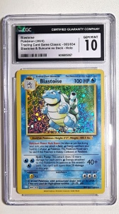 Blastoise Holo #003/034 CGC 10 Gem Mint Holo - Pokémon (2023) Trading Card Game Classic (English)