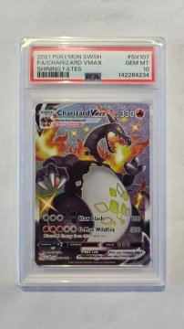 Charizard VMAX brillante PSA 10 gemas en perfecto estado (SV107 Shining Fates) (Japonés)
