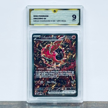 Oricorio ex #024 — GG 9 MINT (Mega Charizard X ex Ultra-Premium Collection Promo, 2025) - Img 2