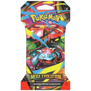Pachet Carti Pokémon TCG Mega Evolution Sleeved Booster Pack (10 Carti) - Img 4