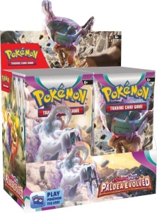 Pokémon TCG: Caja de Refuerzo Escarlata y Violeta 2 Paldea Evolucionada (36 Paquetes)