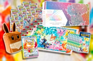 Pokémon TCG: Scarlet & Violet—Prismatic Evolutions Super-Premium Συλλογή ✨🌈 - Img 2