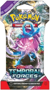 Pokémon TCG: Scarlet & Violet 5 Temporal Forces Бустер пакет с ръкави за Temporal Forces (10 карти) - Img 4