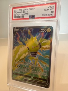 Regieleki V #175/195 PSA 10 GEM MT - Ezüst vihar (SWSH12) - Img 2