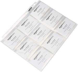 Set 100 Foi Pokemon TCG Binder Amazon Basics 9 Sleeve Card Protectors - Img 2
