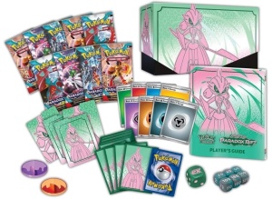 Set Cartonase Pokémon TCG: Scarlet & Violet 4 Paradox Rift Elite Trainer Box - Iron Valiant - Img 3