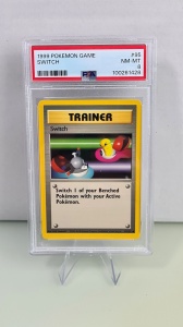 Switch #95/102 Vintage Common (angol) PSA 8 NM-MT - Img 3