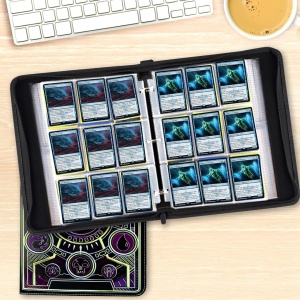 TCG Binder - Φάκελος Αποθήκευσης Καρτών Παιχνιδιού TCG Premium 720 Double PU - Purple Dream (720 κάρτες) - Img 4