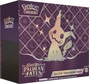 Σετ καρτών Pokémon TCG: Scarlet & Violet 4.5 Paldean Fates Elite Trainer Box