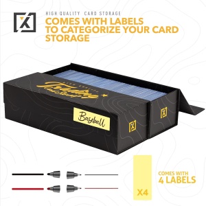 3er-Set TCG QuickFold Magnetkartenboxen zur Aufbewahrung von Sammelkarten - 800 Karten, 200 Toploader oder 50 One Touch - Img 4