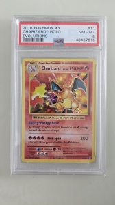 Charizard #11/108 Holo XY Evolutions PSA 8 Σχεδόν Άριστη - ΑΡΙΣΤΗ - Img 3