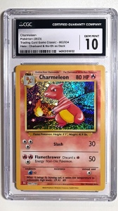Charmeleon Holo #002/034 CGC 10 Gem Mint Holo - Pokémon (2023) Κλασικό Παιχνίδι Ανταλλαγής Καρτών (Αγγλικά) (Αντίγραφο 1)