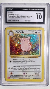 Clefable Holo #015/034 CGC 10 Gem Mint Holo - Pokémon (2023) Samlarkortsspel Klassiskt (Engelska)
