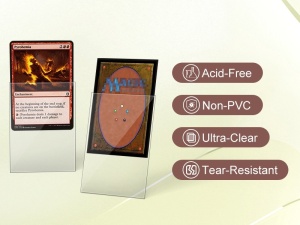 Conjunto de 100 protetores macios para cartas de Pokémon TCG. - Img 2