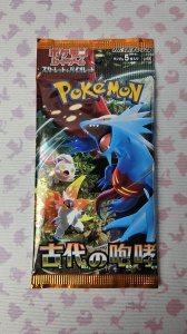 Pokémon Pokémon Ancient Roar Booster Pack JP Фабрично запечатан - 1 SV4K Booster Pack (японски) - Img 3
