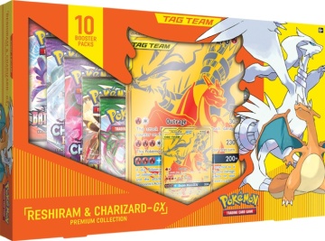 Pokémon TCG: Coleção Premium Reshiram & Charizard-GX Lacrada
