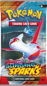 Pokémon TCG-kortpaket: Scarlet & Violet 8 Surging Sparks EN Fabriksförseglad Boosterpaket - 1 Boosterpaket - Img 4