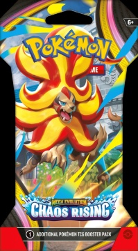 Pokémon TCG: Mega Evolution-Chaos Rising Booster med Sleeve - Img 5
