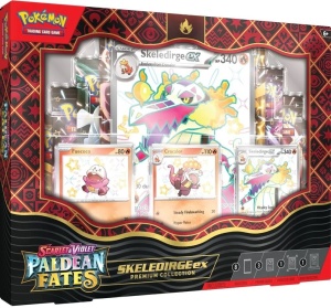 Pokémon TCG: Scarlet & Violet 4.5 Paldean Fates - Coleção Premium Skeledirge EX