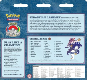 Pokémon TCG-set: Pokémon-världsmästerskapet 2022 - Sebastian Lashmet: Cheryl igen - Img 2