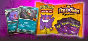Pokémon TCG: Trick or Trade 2024 Mini Booster Pack (3 Karten - Gengar & Pikachu) - Img 3