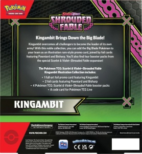 Zestaw kart Pokémon TCG: Scarlet & Violet 6.5 Kolekcja ilustracji Shrouded Fable – Kingambit - Img 2