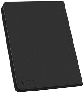 Покемон TCG папка - Ultimate Guard ZipFolio 16-Pocket XenoSkin 16-Pocket ZipFolio папка за съхранение на карти - черна (320 карти) - Img 5