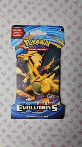 4 Pokemon XY Evolutions бустер пакети с ръкави (пълен комплект изкуства) - Img 2