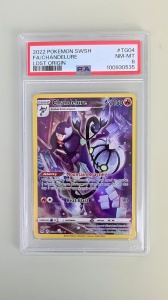 Chandelure FA (Allister) NM-MT 8 #TG04/TG30 Full Art Rare (English) PSA 8 GEM MT - Img 2