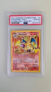 Charizard Holo #4/102 Holo Rare Celebrations (Englisch) PSA 10 GEM MT - Img 2