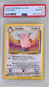 Clefable Holo #014/034 Holo Raro (Inglés) PSA 10 GEM MT - Img 2