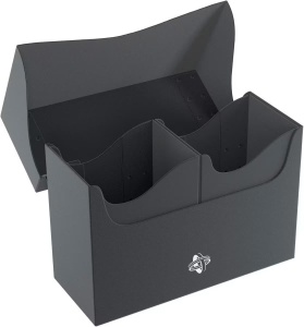 Cutie pentru carti de joc Gamegenic Deck Case - Double Size, neagra, 160+ - Img 1