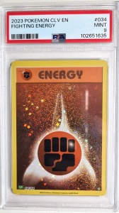 Fighting Energy #034/034 Pokémon Holidays (angielski) PSA Mint 9