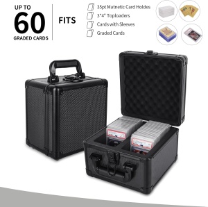 Graded Card Storage Box, Slab Case for Graded Cards, PSA Card Case for Sports Cards, Trading Card Case Fits PSA, CSG, BGS and Top Loaders - Img 5
