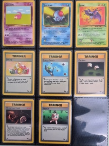 Kompletter Satz von 62 Karten Pokémon TCG Fossil Unlimited 1999 (WotC) DE - Img 7
