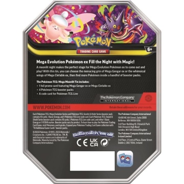 Pokémon TCG: Lata Mega Moonlit ex (Lata de Verão, 2º trimestre de 2026) - Img 3