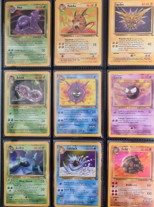Set Complet 62 Cărți Pokémon TCG Fossil Unlimited 1999 (WotC) EN - Img 4