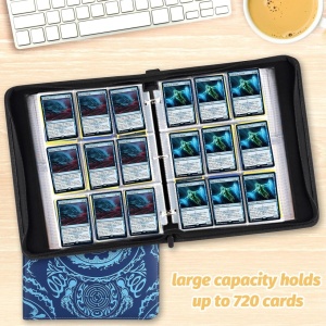 TCG Binder - TCG Premium 720 Dubbel PU TCG Premium 720 Dubbel PU - Blauw (720 kaarten) - Img 4