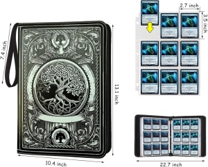 TCG Binder - TCG Premium 720 Dubbele PU Opbergmap voor kaarten - Zwart (720 kaarten) - Img 3