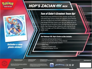 Комплект Pokémon TCG: Hop's Zacian EX Box - Img 2
