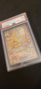 Alakazam EX #201/165 PSA 9 - SV: алено и виолетово 151 (MEW) - Img 3