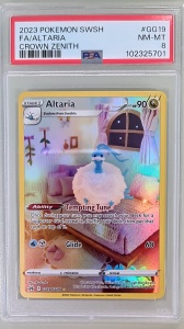 Altaria #GG19/GG70 PSA 8 Близо до мента Пълно изображение (английски) - Img 1